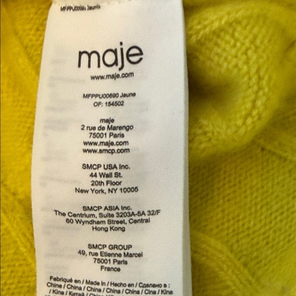 Maje Cashmere Jumper Sweater - Picture 7 of 10